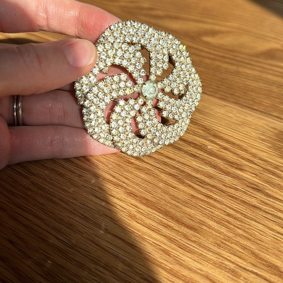 Vtg Kandell Marcus rare Rhinestone Pinwheel - Picture 8 of 8